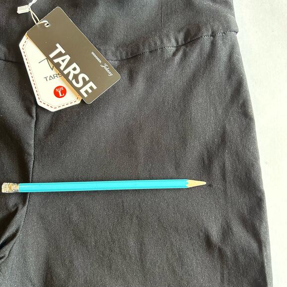 Tarse "UP" by Johnny Women's Capri Pants with Lace Hem Size Lg 8 NEW - Picture 9 of 16